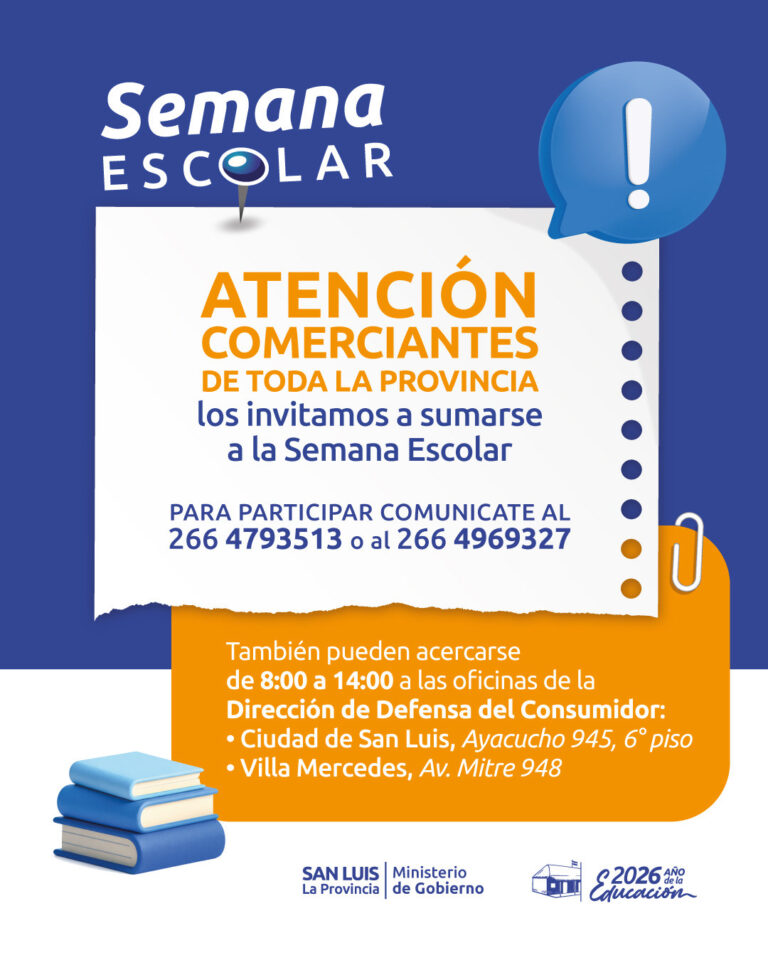 Lee más sobre el artículo Invitan a comercios a sumarse a la Semana Escolar con precios accesibles