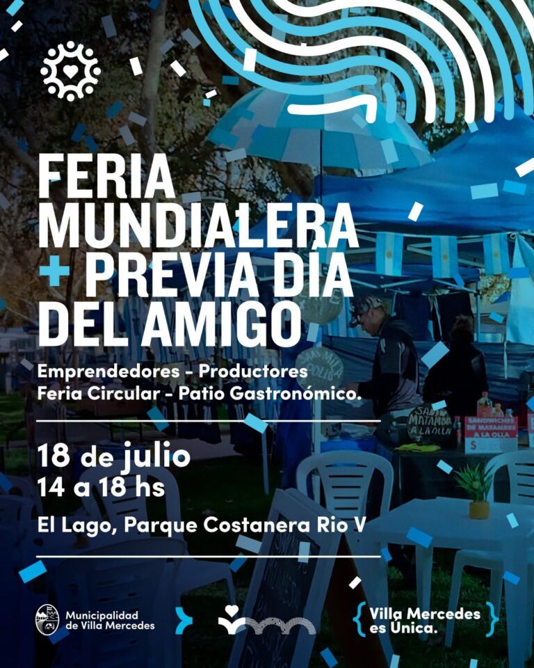 Lee más sobre el artículo Feria Mundialera y del Día del Amigo este sábado en El Lago