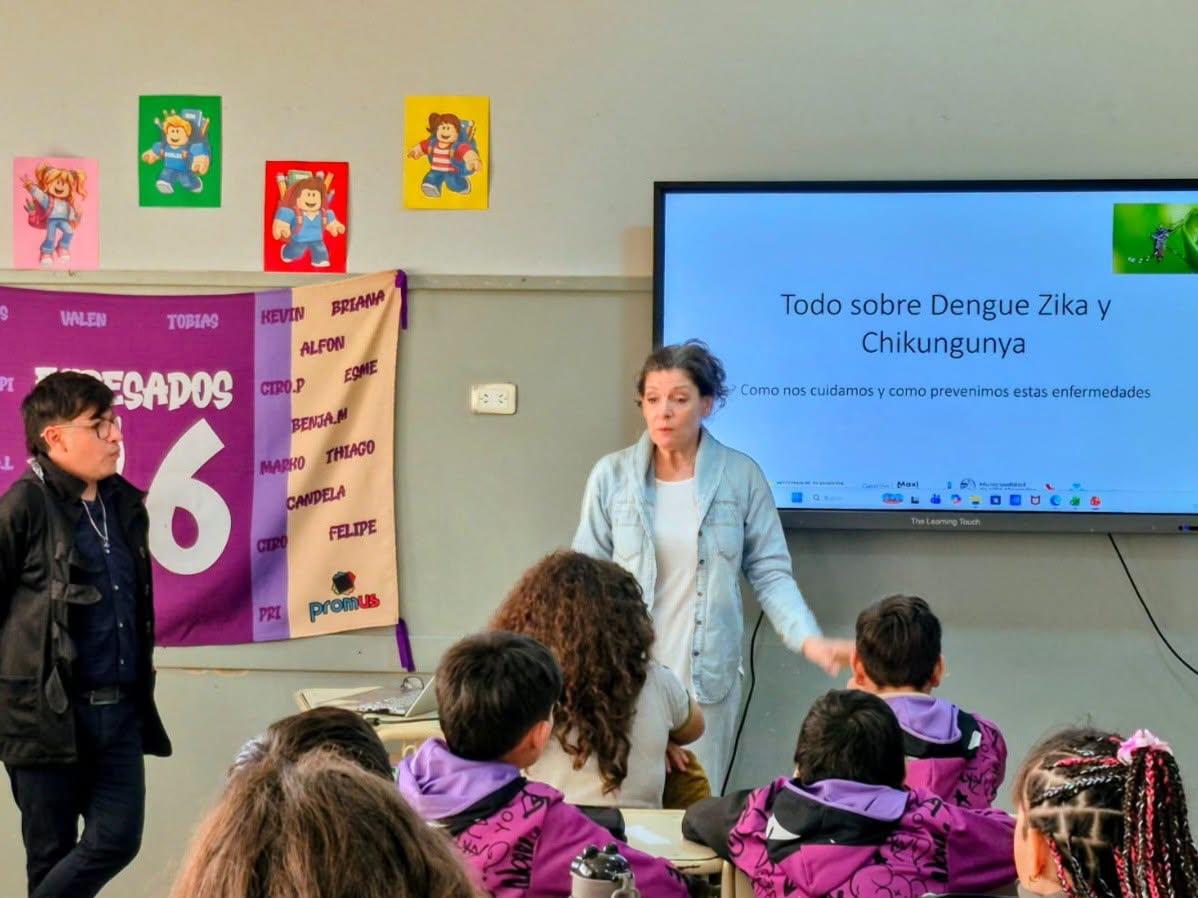 Lee más sobre el artículo Charla de prevención del dengue en escuelas de la ciudad